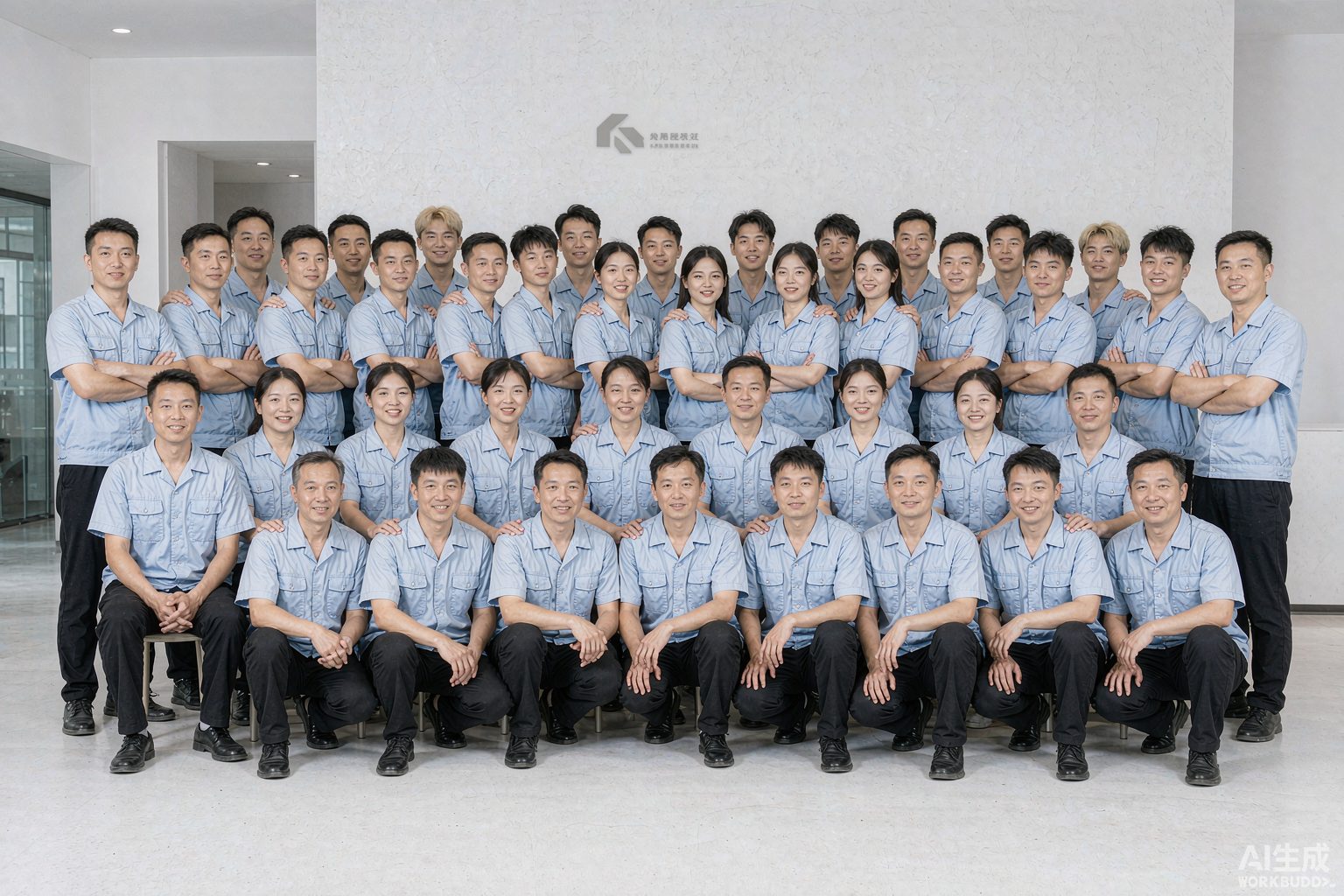 WAHAH team of 36 employees at the Shenzhen factory